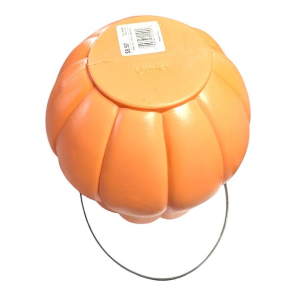 Vtg Disney Winnie The Pooh Halloween Pumpkin Blow Mold Candy Pail Bucket - Picture 7 of 7